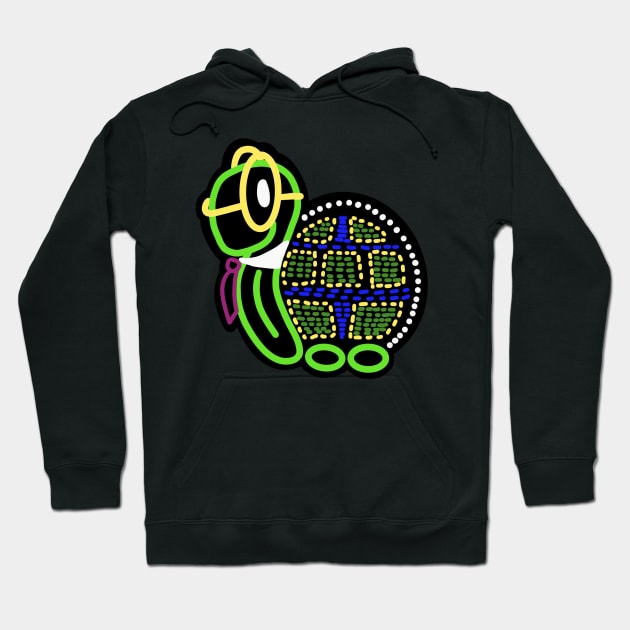 Main Street electrical parade turtle with Glasses Hoodie by lyndsiemark